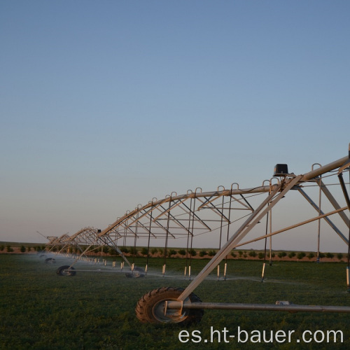 Sistema de riego de pivote central con rueda de agua a la venta